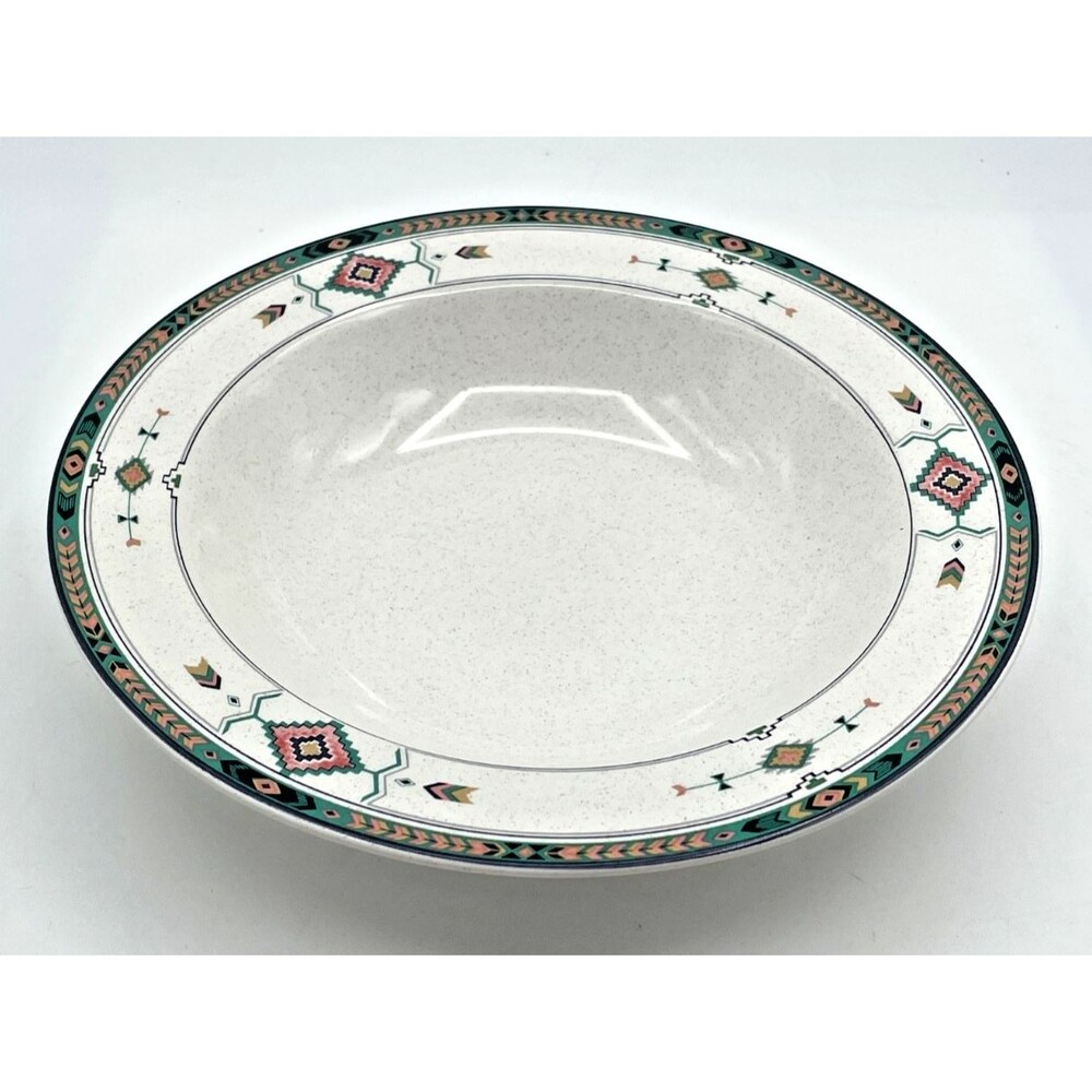 Set of 5 Studio Nova ADIRONDACK Mikasa 8 1/4" Rimmed Soup Cereal Bowls Excellent